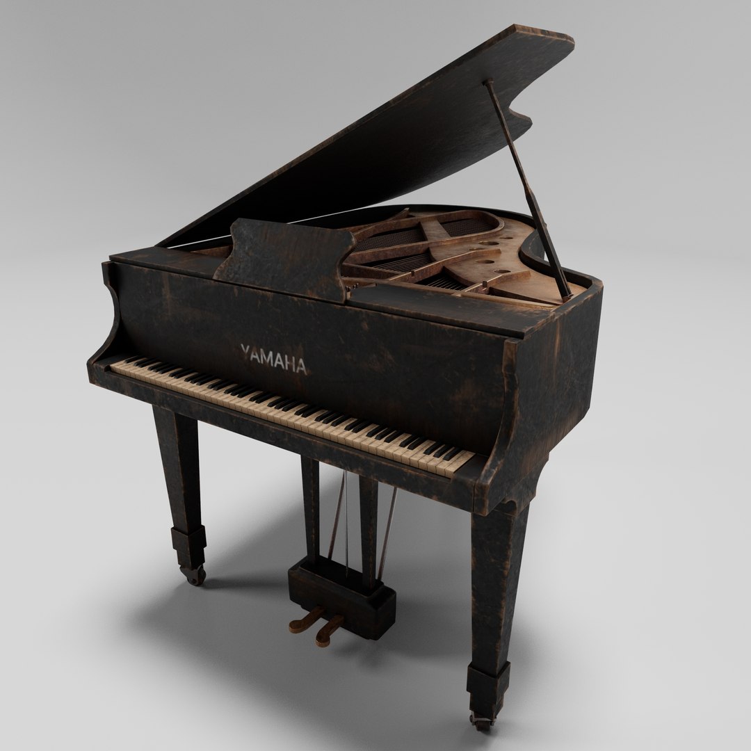 3D Old Piano YAMAHA Model - TurboSquid 2136541