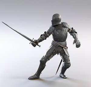 Fullplate Knight (rigged)
