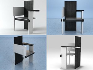 berlin chair 3D model