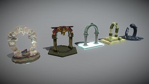 3D model 5 Portals