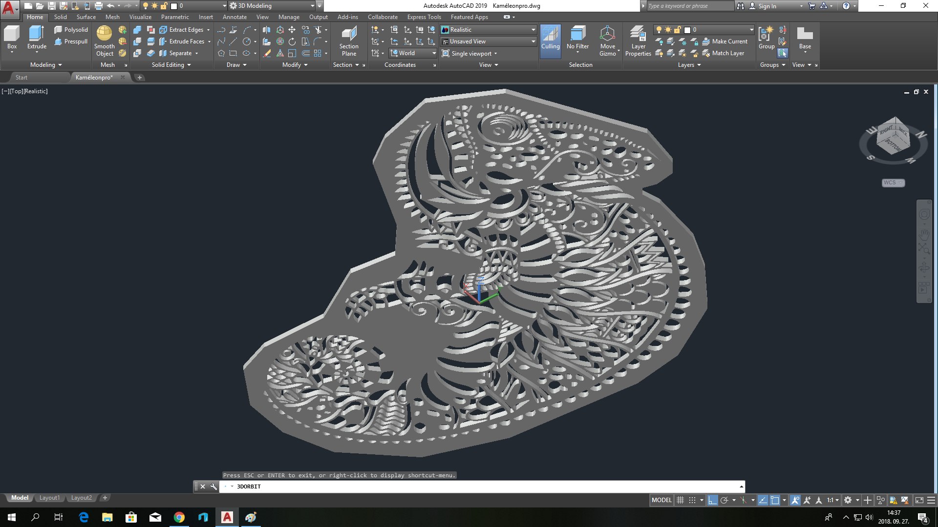 3D Printable Chamaeleon Stencil - TurboSquid 1331375