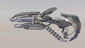 3D SciFi - One-Hand Shotgun