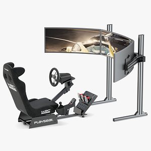 Playseat Driving Simulator Seat and Monitor