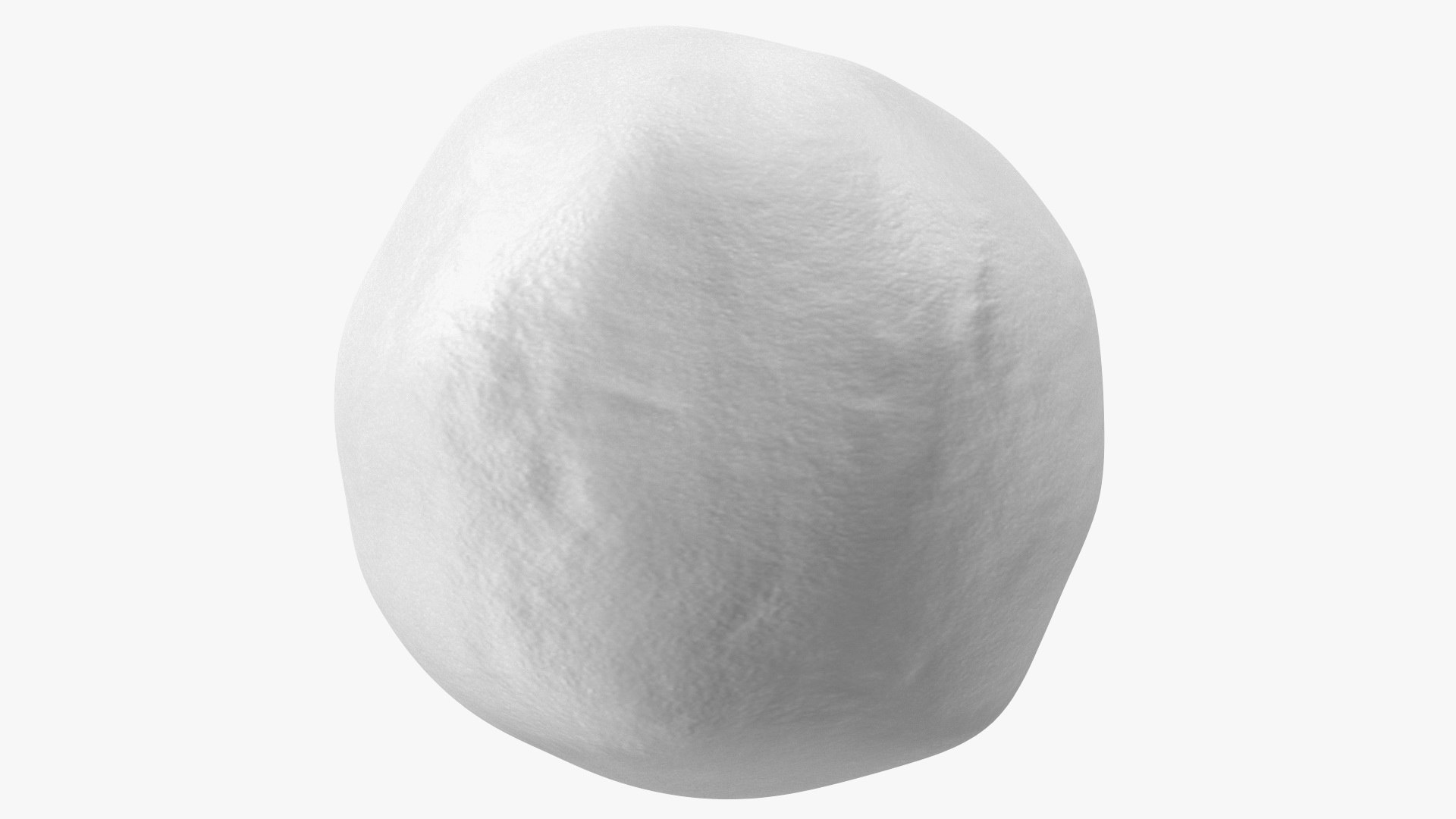 Simple Snowball 3D model preview