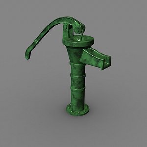old water pump 3d model