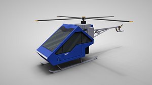 Voxel Helicopter model