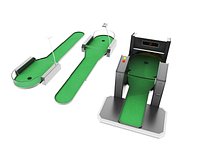 Indoor Mini Golf Putting Arcade Machine 3D Model