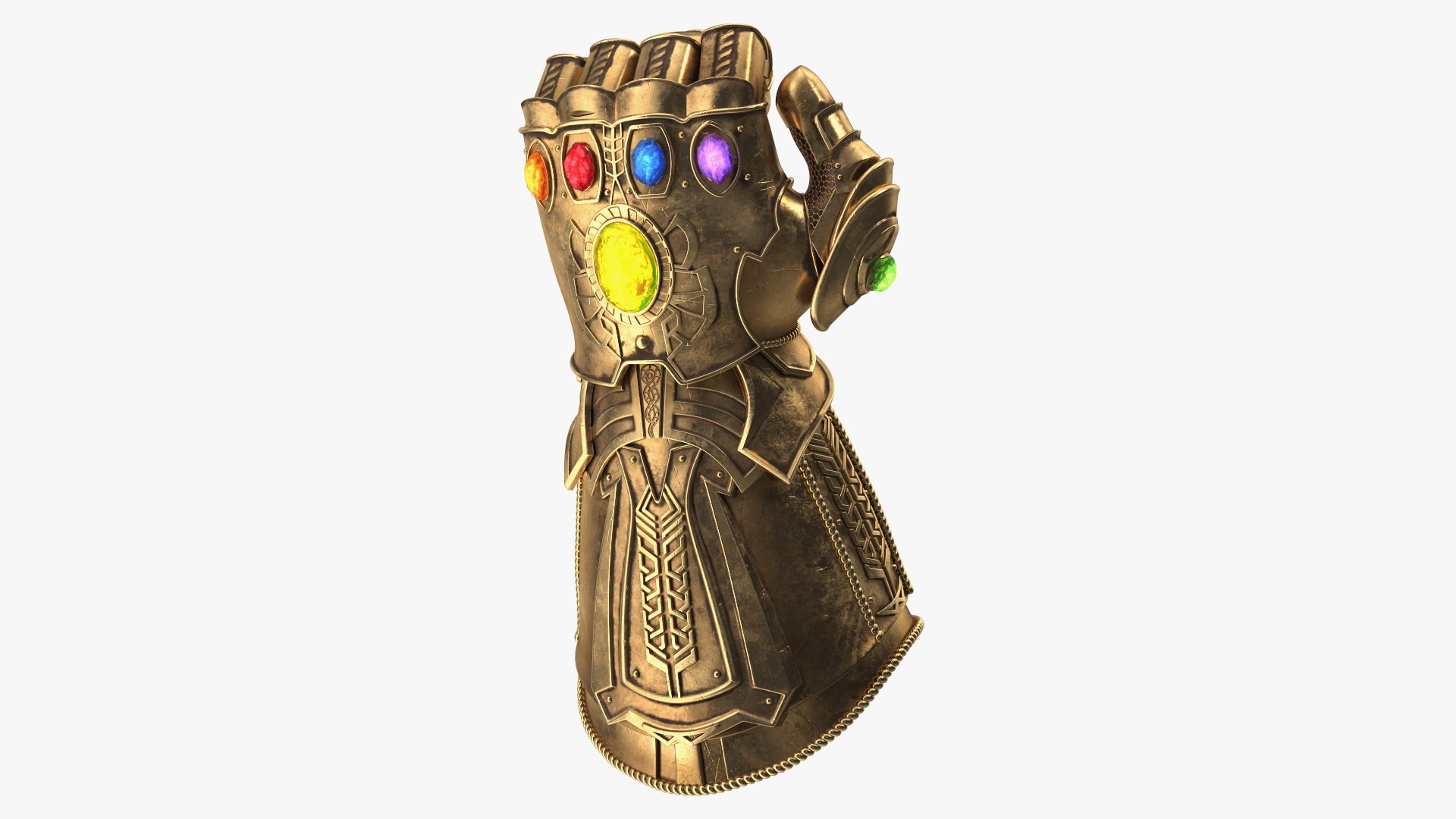Infinity Gauntlet Glow in Fist 3D model preview