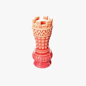 Rook Chess 3D Model 3D model