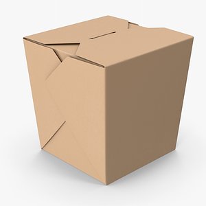 Chinese Food Box 3D model