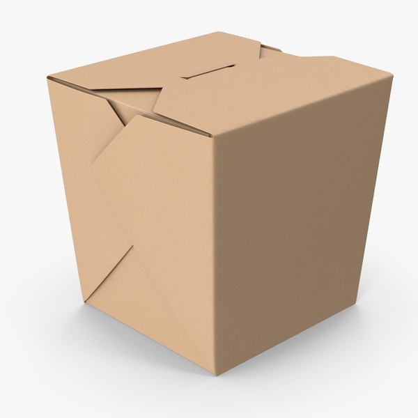 Chinese Food Box 3D model