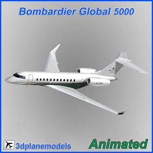 max bombardier global 5000