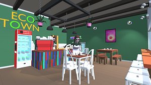 cafe 3D