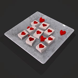 3D Valentines Heart Jello