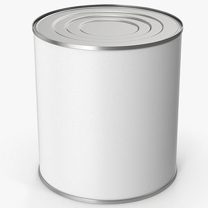 3D Tin Can model