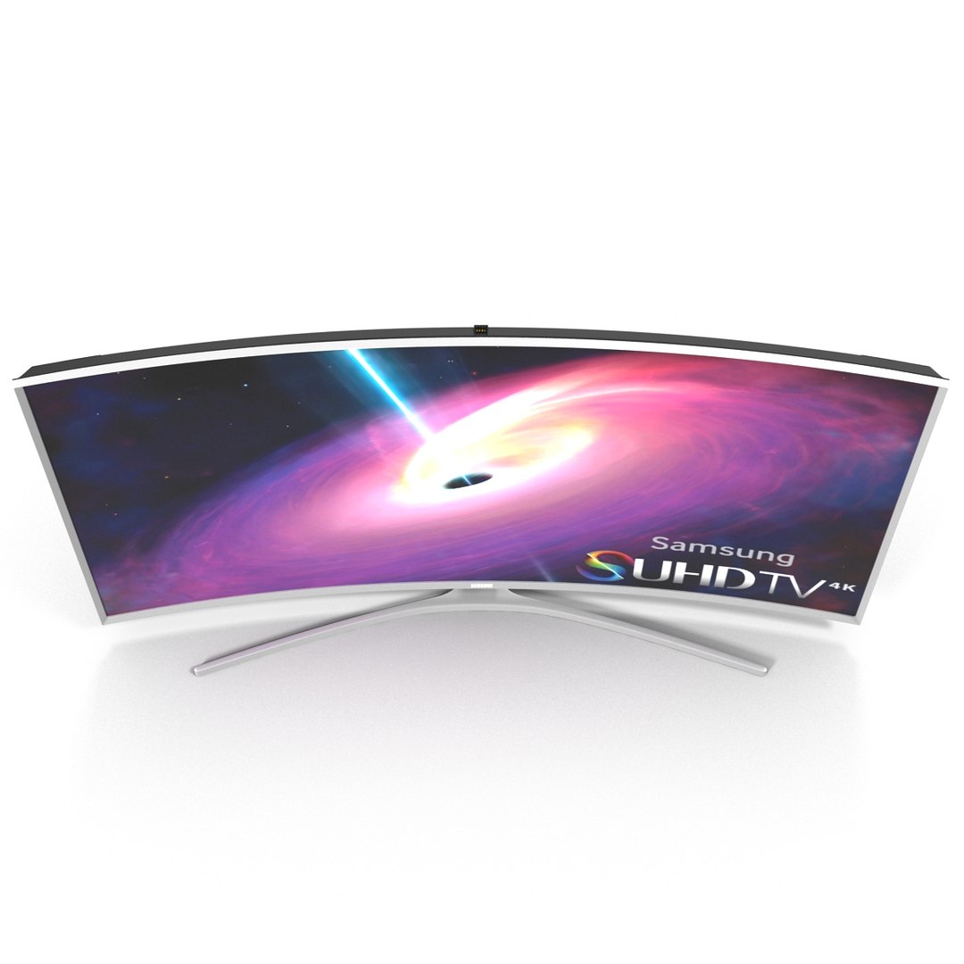 Samsung Curved Smart Tv 3d Model