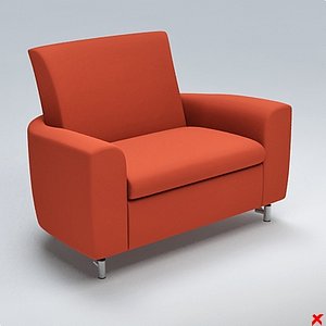 3d model armchair chair