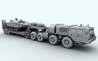 MAZ-7410 Uragan trailer