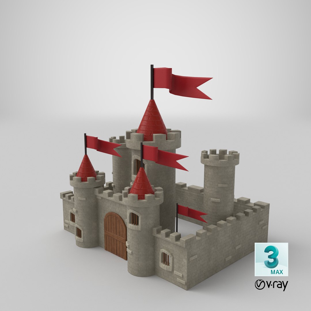 cartoon castle 3D model https://p.turbosquid.com/ts-thumb/h3/jyNR2N/V8uJB4OG/stemcell_max_vray_render/png/1530653137/1920x1080/fit_q87/9e54440881fb04faccd00b07a650d7c229f8246b/stemcell_max_vray_render.jpg