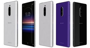 Sony Xperia 1 All Colors Low Poly 3D model
