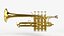 피콜로 트럼펫 세 가지 재료 황동 구리 및 은