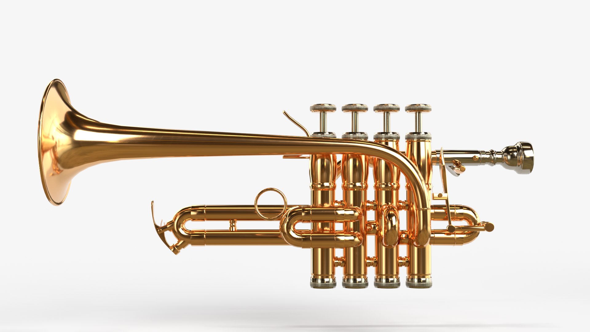 3D Piccolo Trumpet  Three Types of Materials  Brass  Copper and Silver https://p.turbosquid.com/ts-thumb/h3/miJgSR/sz/6/png/1720185823/1920x1080/fit_q87/f424876c46db4d9c62ab3eb0bf4ecd5f84598a68/6.jpg