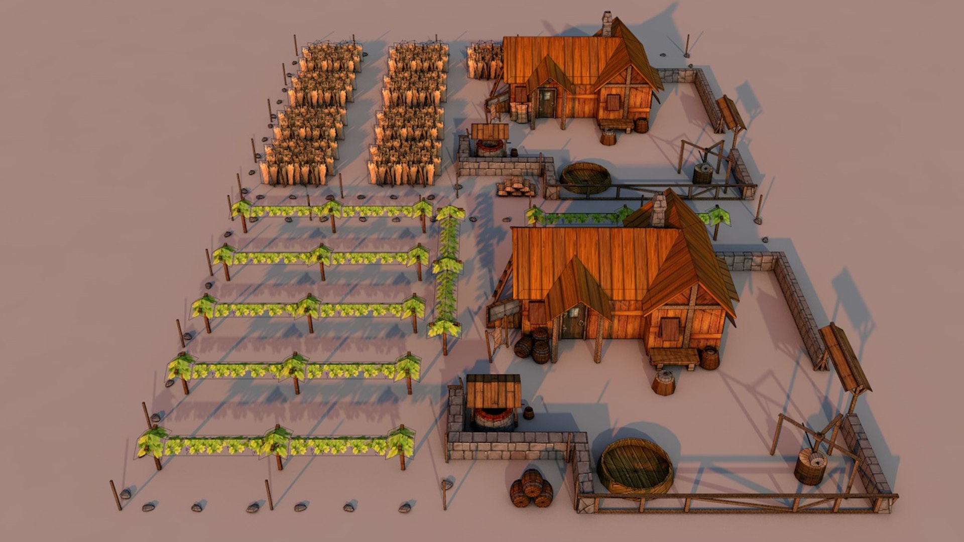 Farm Rome 3D - TurboSquid 1339905