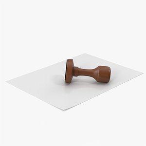 Round Stamp And Paper