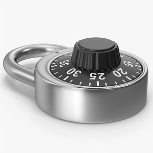 3D Combination Padlock