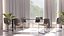 Sedia a sbalzo Hal grigia - Sedia moderna per interni PBR