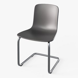 Hal Cantilever Chair Gray - Modern PBR interior Chair 3D