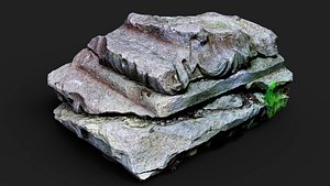 ancient greek ruins column base part PBR photogrammetry 3D