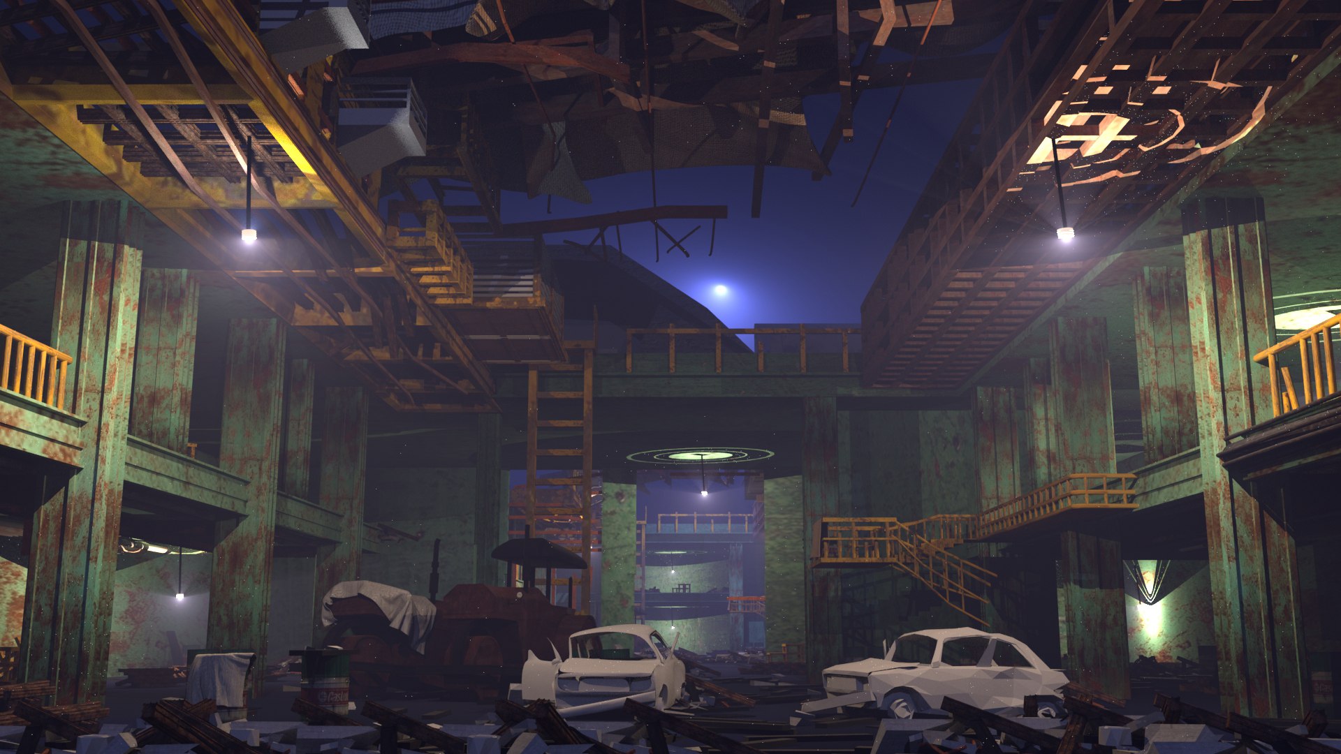 Factory Interior Model 3D Model - TurboSquid 2325042