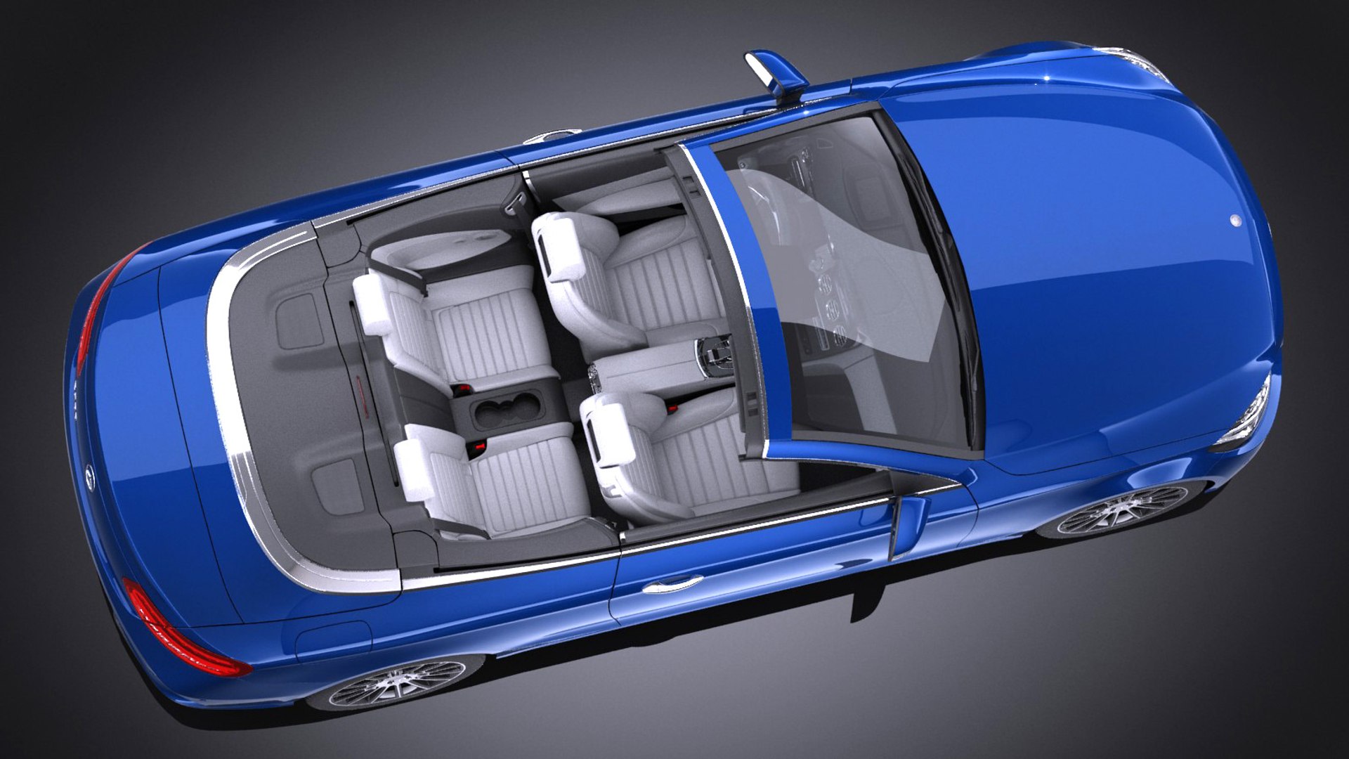 3d Model Mercedes 2017 Cabrio