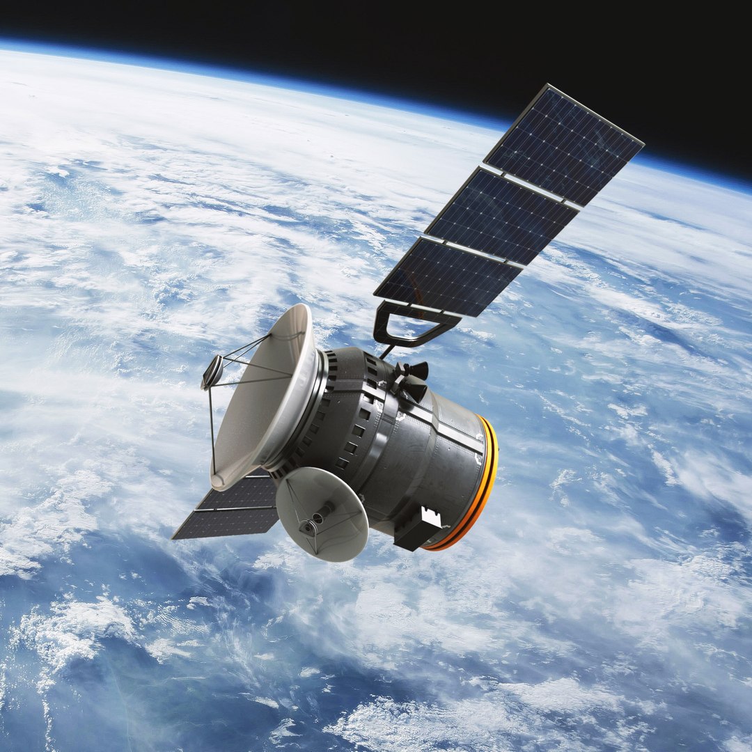 Communications Satellite 3d Model Turbosquid 1733002