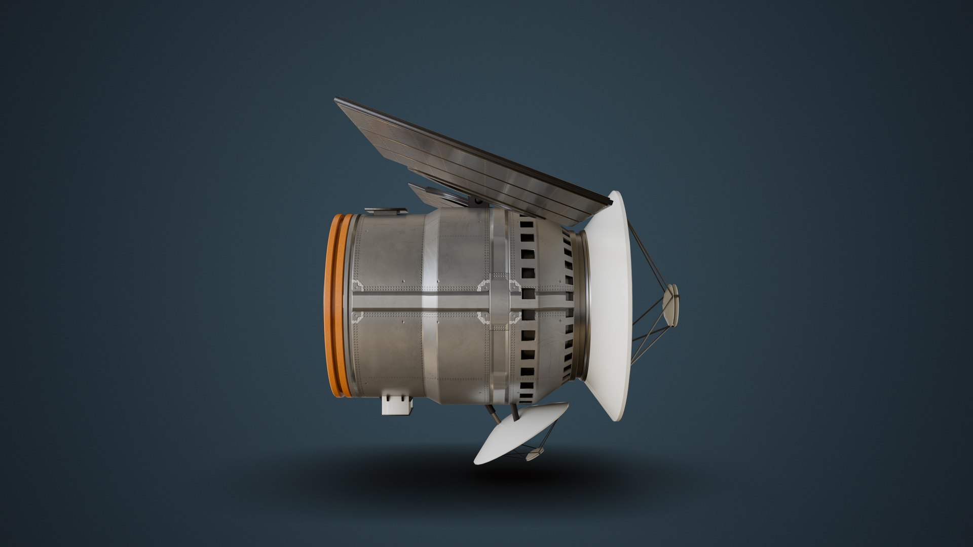 Communications Satellite 3D model https://p.turbosquid.com/ts-thumb/h4/CELsxu/LA/render_0007/jpg/1756860903/1920x1080/fit_q87/5fc5b09dab03584b8693a78ec1aebd216c002ae4/render_0007.jpg