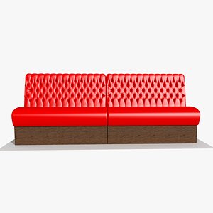 3d restaurant bar sofa chair