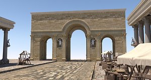 3D Ancient city of Anavarza model