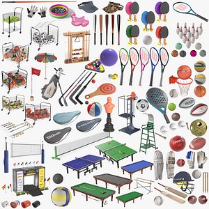 Mega Sports 3D Model Collection