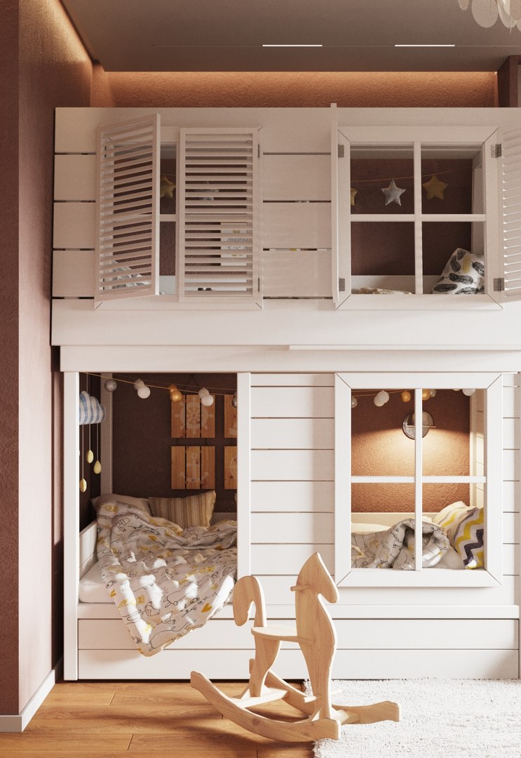 Kids Bedroom Interior Scene 3D Model - TurboSquid 1498721