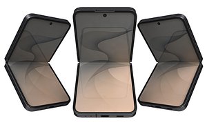 3D Samsung Galaxy Z Flip8 Graphite model