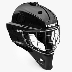 3D Bauer Ice Hockey Goalie Helmet with Cage model