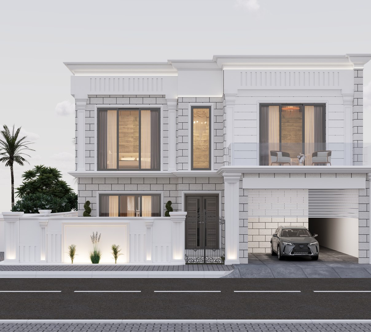 Contemporary Classic Exterior Design Model - TurboSquid 2053970