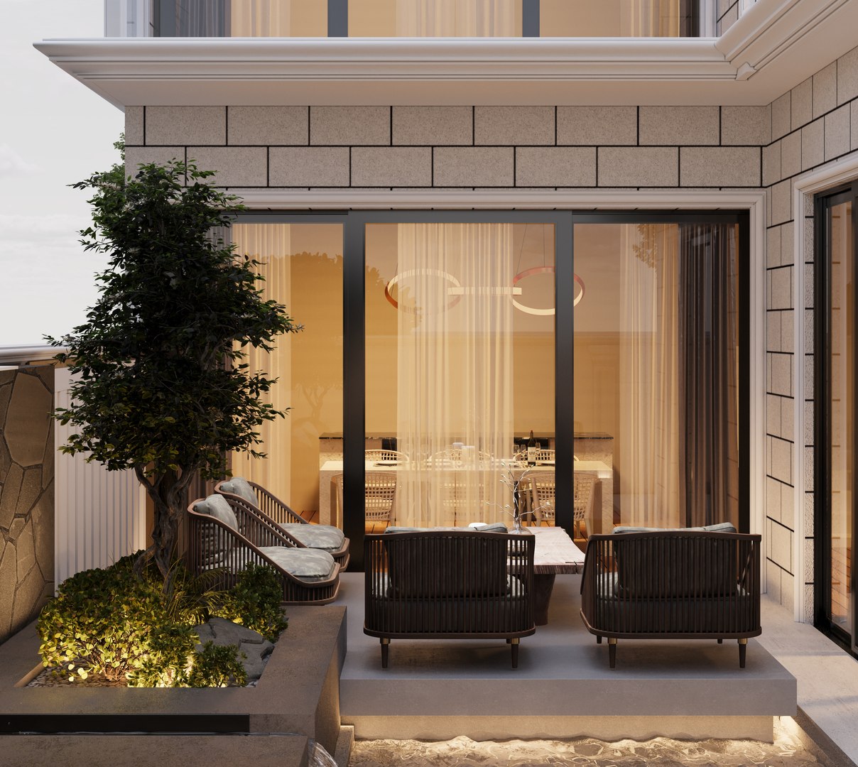 Contemporary Classic Exterior Design Model - TurboSquid 2053970