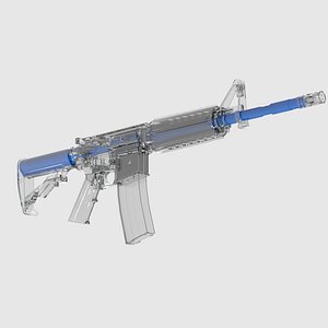 Ar 15 M1 Fully Detailed - 3D Model