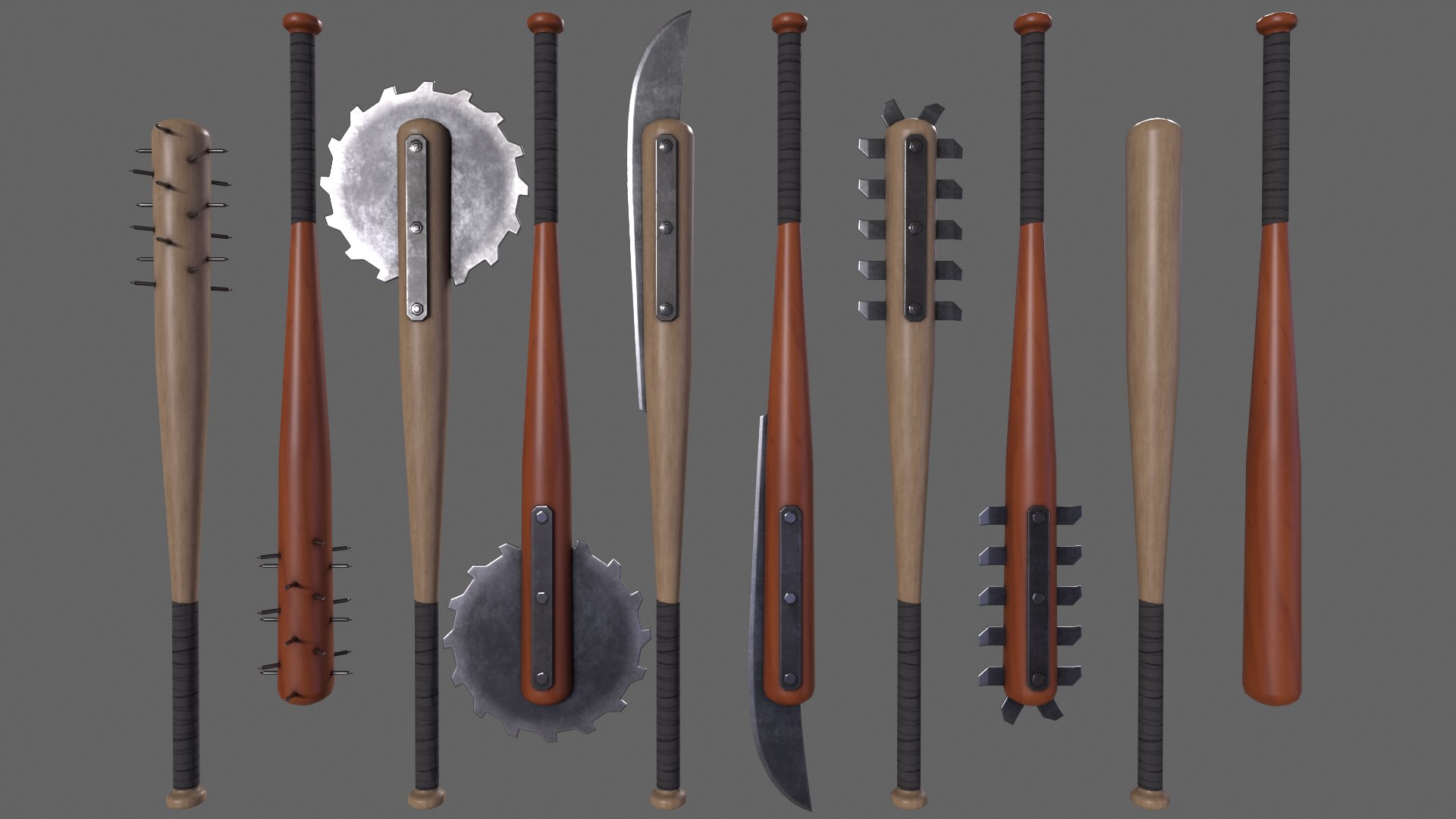 3D PBR Baseball Bat Weapons - Collection https://p.turbosquid.com/ts-thumb/h4/cITHev/hx/0.2/png/1640016862/1920x1080/fit_q87/b1852741c6d4a91a139f3562ef007ee5b8c8b09b/0.2.jpg