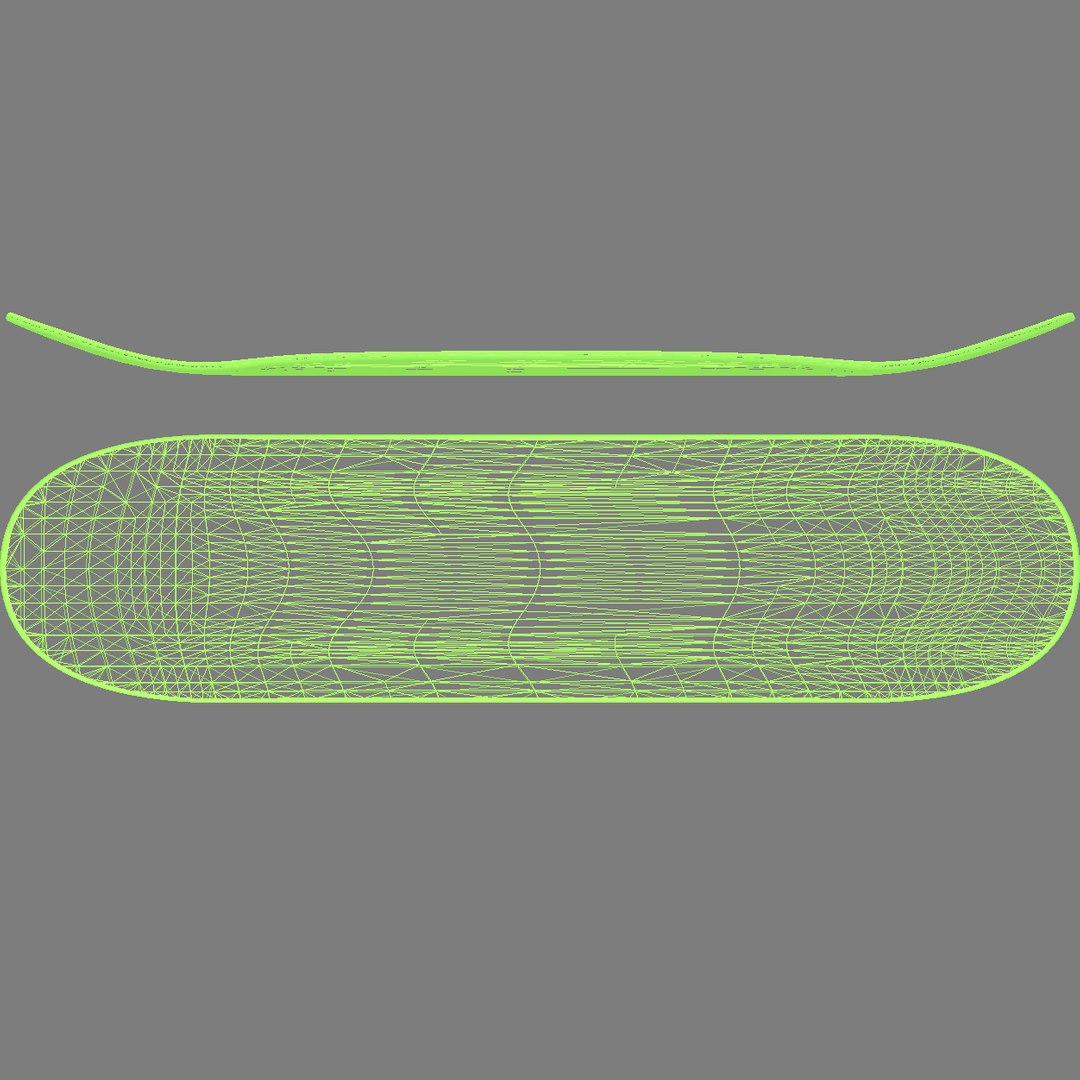 Skateboard Deck 3d Model