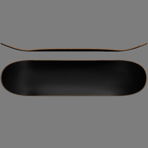 skateboard deck 3d model