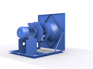 3D ahu fan motor