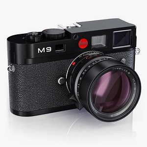 photo camera leica m9 3D model